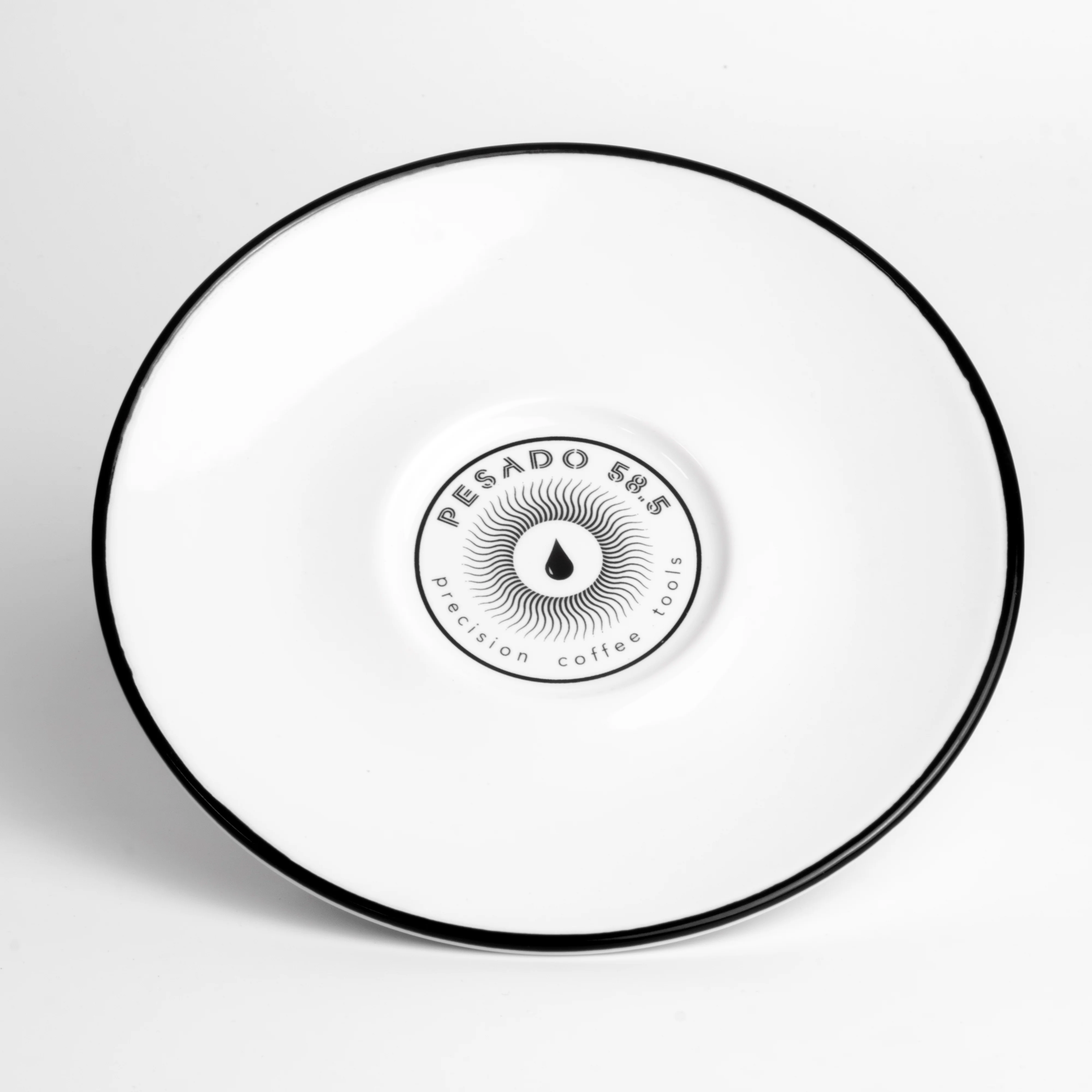 Sunrise Ceramic Coffee Cup and Saucer Set (White) - Image 4